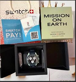 OMEGA X SWATCH MISSION ON EARTH Nuovo
