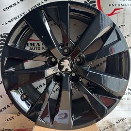 4 CERCHI IN LEGA ORIGINALI RAGGIO 17 PEUGEOT 3008