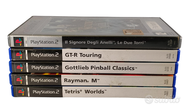 Lotto PS2 in Italiano –5 Giochi Funzionanti