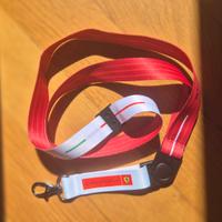 Lanyard cordoncino portachiavi portabadge Ferrari