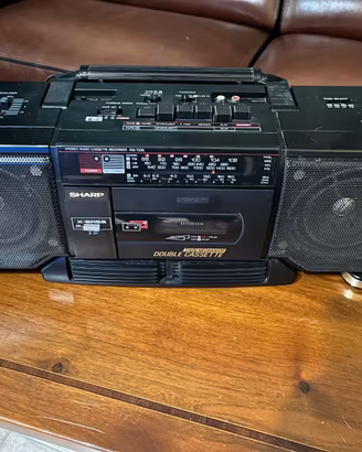 GRANDE STERIO REGISTRATORE A CASSETTE SHARP