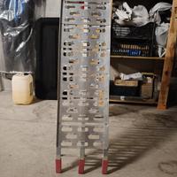 rampa in alluminio per moto