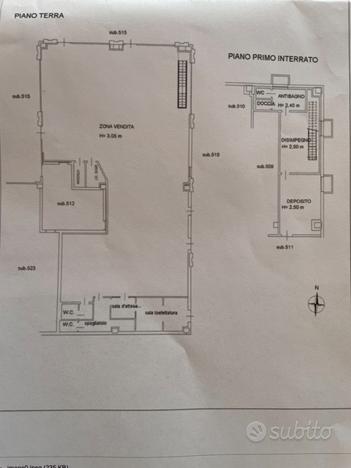 Zona TRONY spazio commerciale con parcheggio