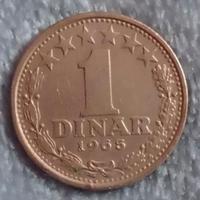 Moneta da 1 Dinaro del 1965 Jugoslavia 