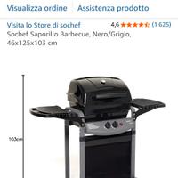 So chef saporillo barbecue a gas