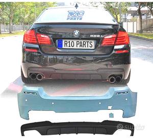 PARAURTI POSTERIORE BMW F10 LOOK M PERFORMANCE PDC