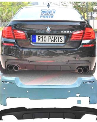 PARAURTI POSTERIORE BMW F10 LOOK M PERFORMANCE PDC