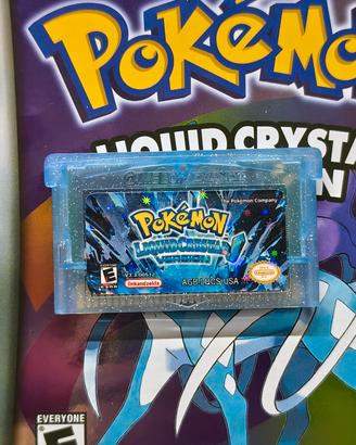 Pokémon liquid crystal USA Gameboy advance  