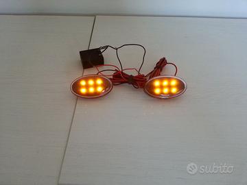 Coppia luci perimetrali 6 LED arancioni