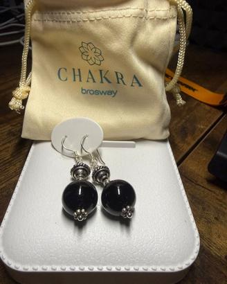 Orecchini da donna in argento con pendente in piet
