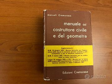 Manuale cremonese del geometra - Ed. 1977