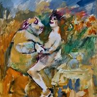 MACCARI MINO "Corteggiamento"