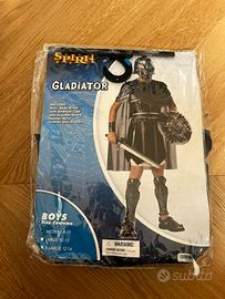 Costume di carnevale gladiatore 8-9 anni
