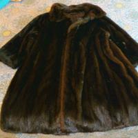 Pelliccia di visone naturale lunga