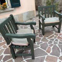 Set  due sedie giardino