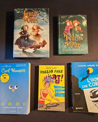 Lotto di 5 libri per ragazzi