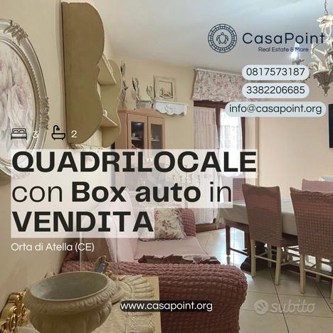 Quadrilocale con box auto