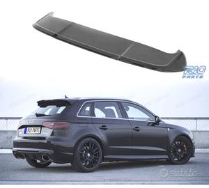 AGGIUNTA SPOILER AUDI A3 SPORTBACK 12-20 NERO LUCI