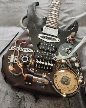 Chitarra Elettrica Steampunk "The Steamkestein"