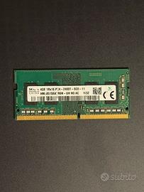 4GB RAM SO-DIMM 2400T PC4 (DDR4) Laptop SKhynix