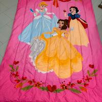 Piumone Disney principesse letto singolo fucsia