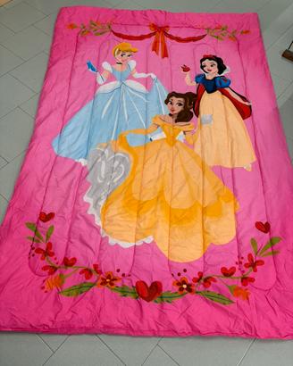 Piumone Disney principesse letto singolo fucsia