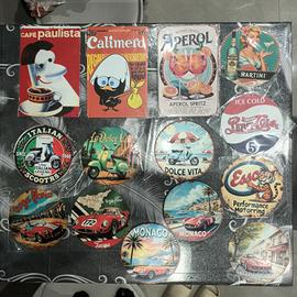 Vasto lotto Insegne vari marchi Calimero, Aperol