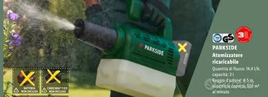 Atomizzatore Parkside a Batteria