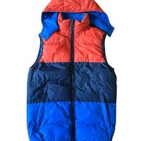 Gilet imbottito con cappuccio - misto lana