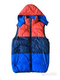 Gilet imbottito con cappuccio - misto lana