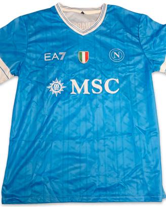 maglietta Napoli Neutra  taglia L 