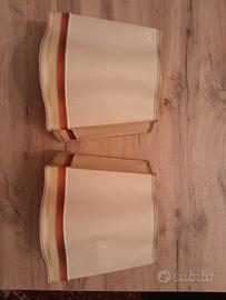 Coppia di applique con veletta