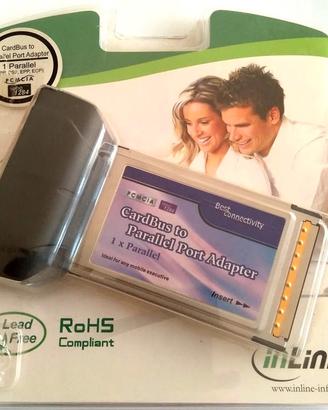 Scheda PARALLELA per laptop PCMCIA 32 Bit IEEE1284