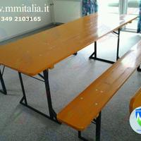 10 Set Birreria 80 x 220 cm verniciatura ignifuga