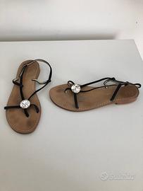 Sandali gioiello n.39 neri USATI