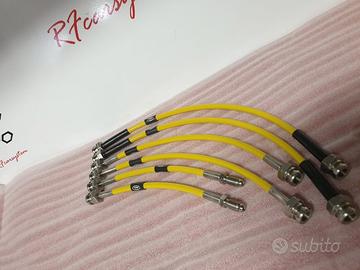 Alfa Romeo Giulia Kit di 6 tubi freno aeronautici 