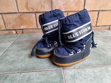 scarponi sci doposci blu 29 31 mammout  snoowboard