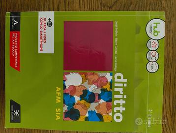 Libro scolastico di diritto. ISBN: 9788824781886