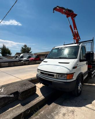 IVECO T. DAILY 65C15 RIBALTABILE TRIL + GRU DIETRO