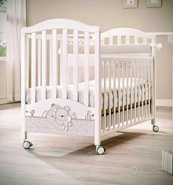 Lettino Erbesi Birba + materasso + set coordinati