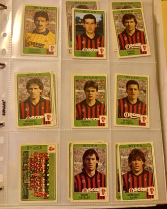 Calciatori Panini Milan anni 80 nuove con velina