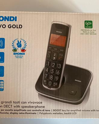 Telefono cordless Brondi Bravo Gold