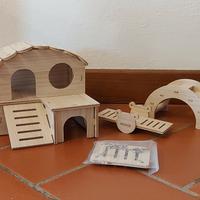 Accessori giochi arredo per criceti