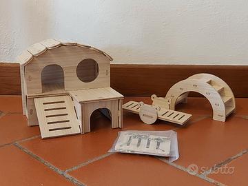 Accessori giochi arredo per criceti