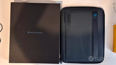 Portablocco Piquadro A4 tessuto Pulse Blue