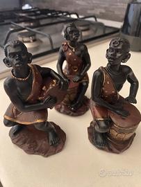Statuette africane in resina