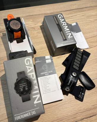 Garmin Forerunner 245  & HRM-DUAL