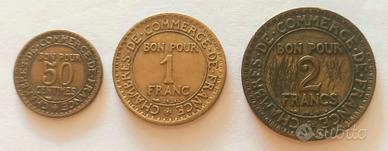 monete Franchi Francesi 1921