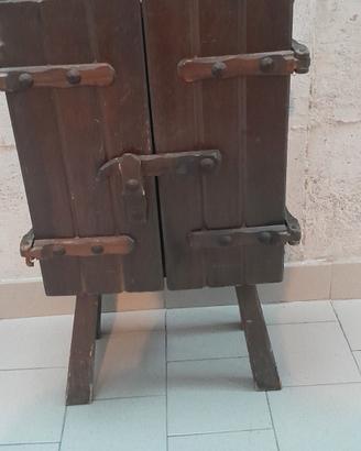 mobiletto porta liquori anni 70 in legno