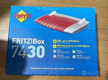 MODEM FRITZ!Box 7430 - Perfetto per fibra TIM ecc.